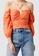 Forever New orange Quinn Ruched Top 85941AA5C06021GS_2