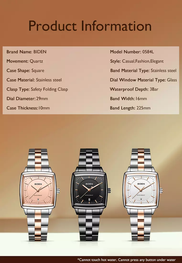 Jam Tangan Wanita Original Full Luminous Kuarsa Fashion Classic Tali Stainless Steel Jam Tangan Cewek rosewhite