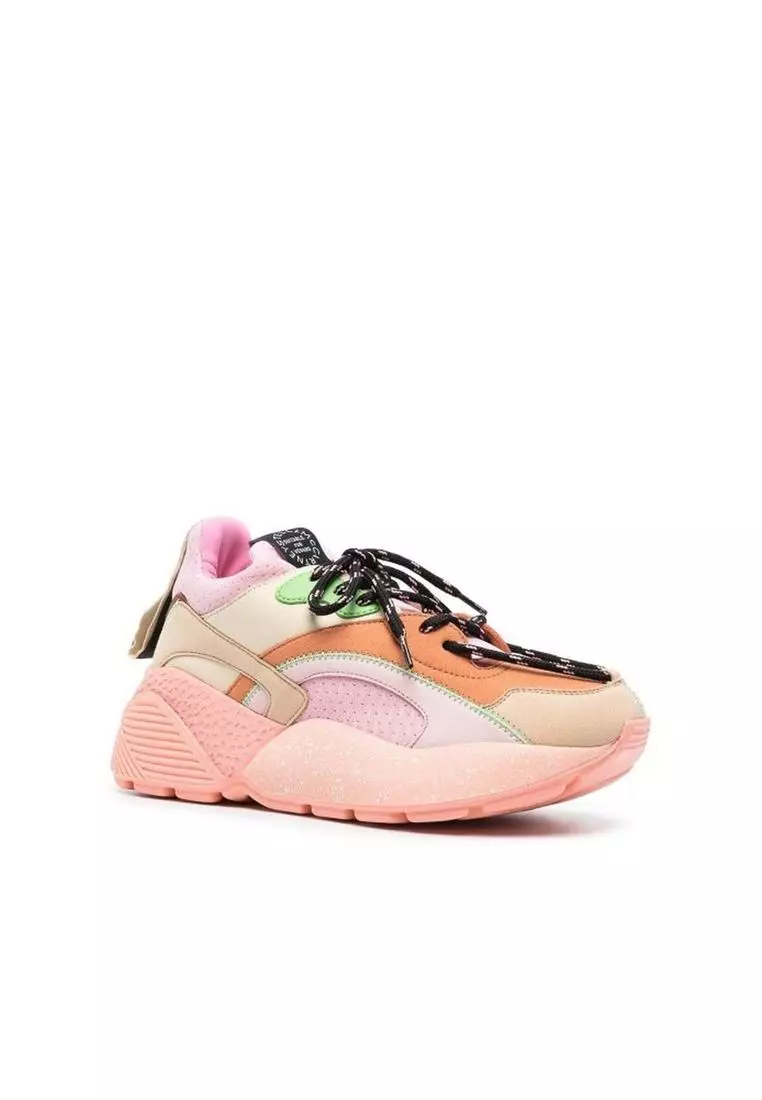 Round Toe Lace-Up Pull Tab Sneakers