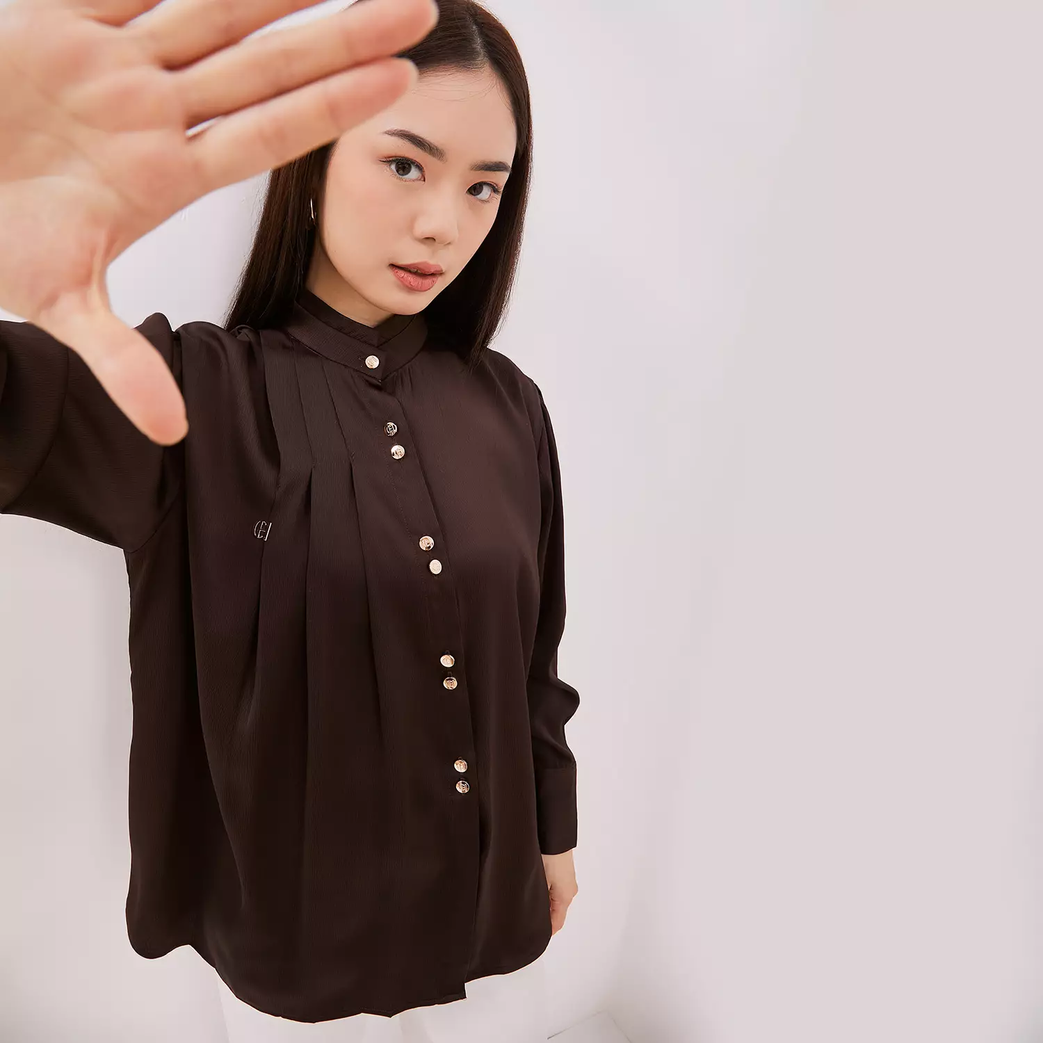 Chanté - Gilma Shirt in Espresso