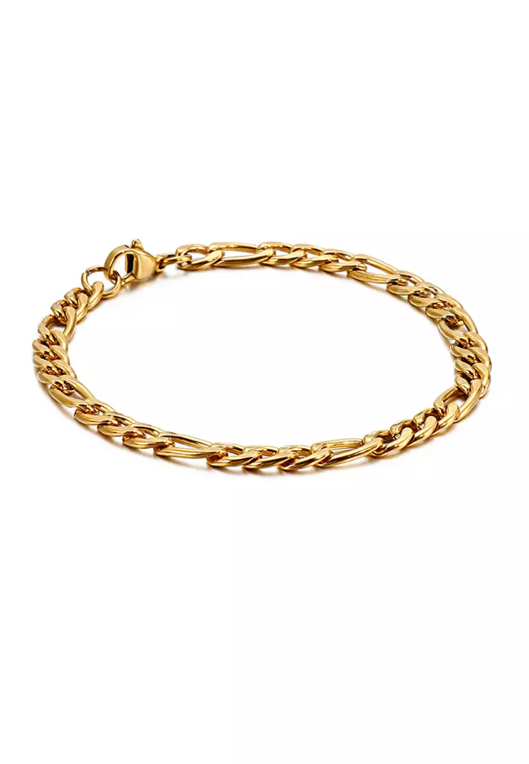 Buy Kings Collection Stainless Steel 5mm Cuban Link Bracelet ...