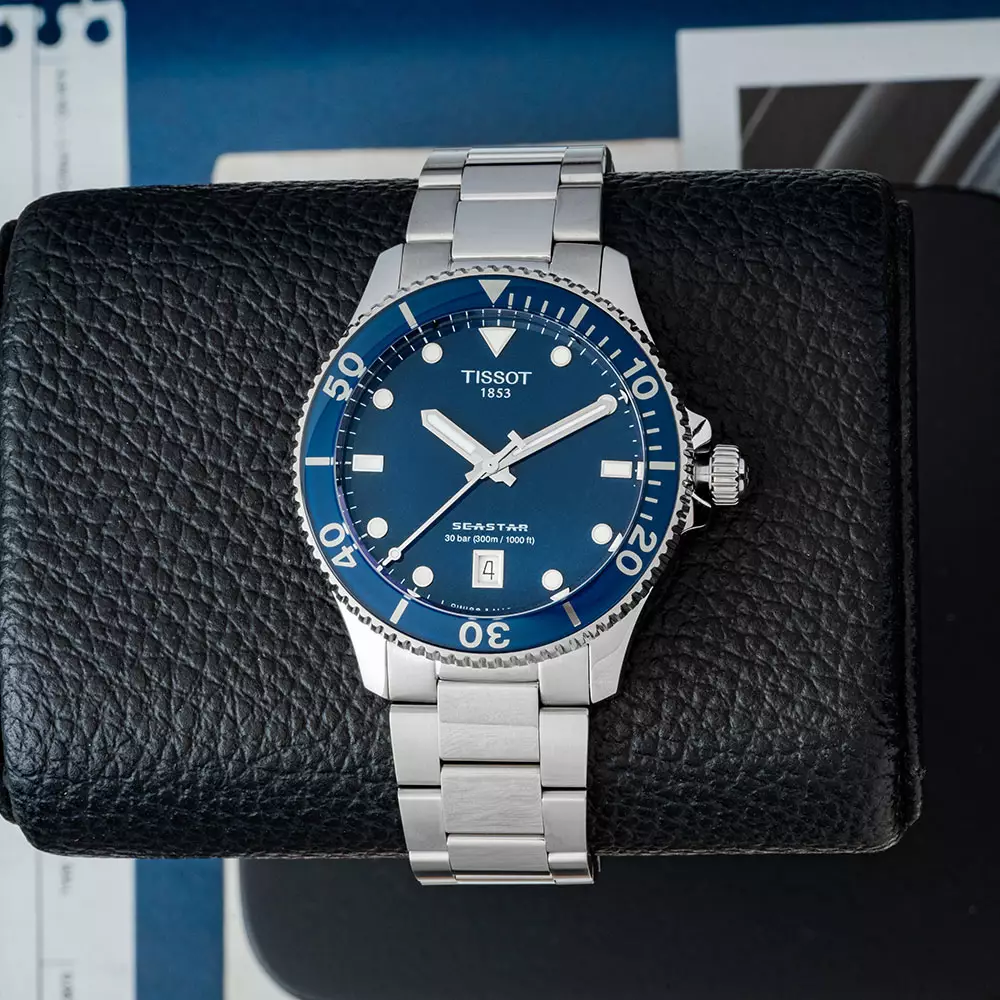 Seastar 100 40 - T120.410.11.041.00 Steel Quartz Blue