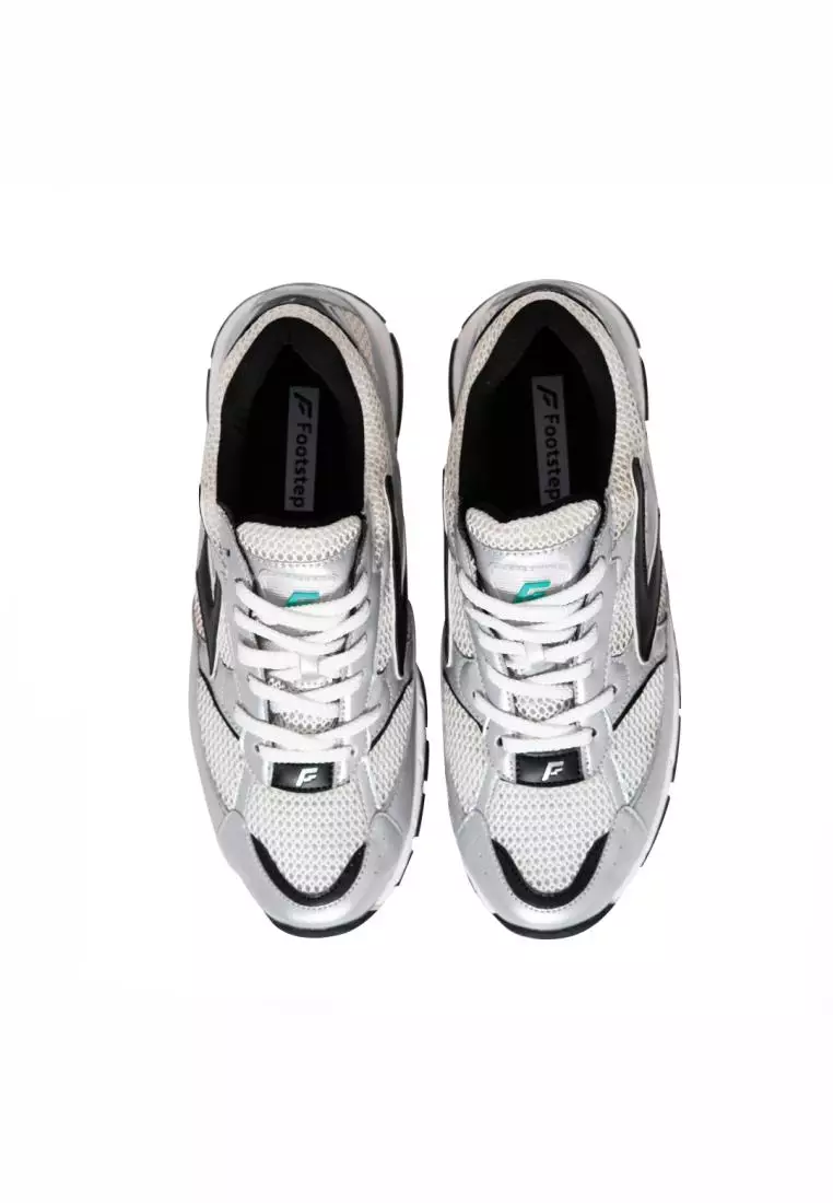 Sepatu Pria Sneakers Blizz Silver Snow