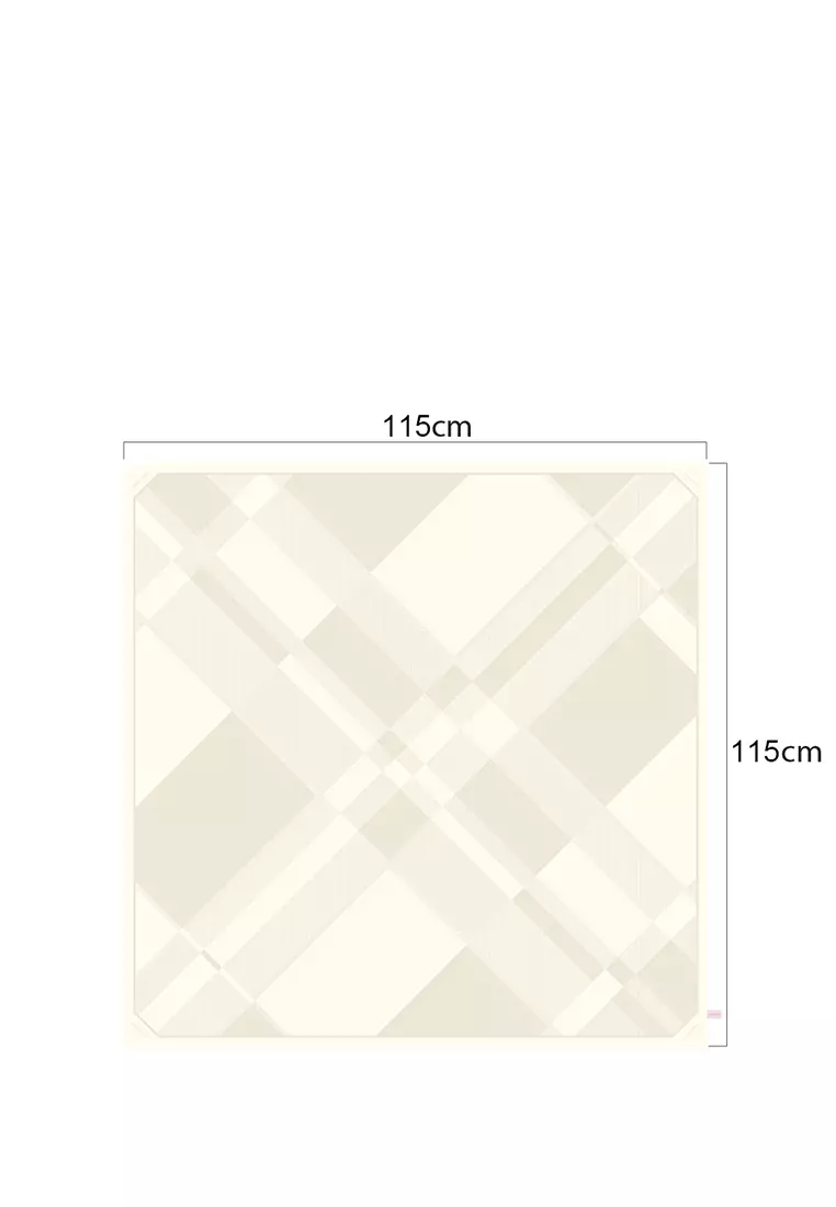 Nude CR Candy Check Scarf