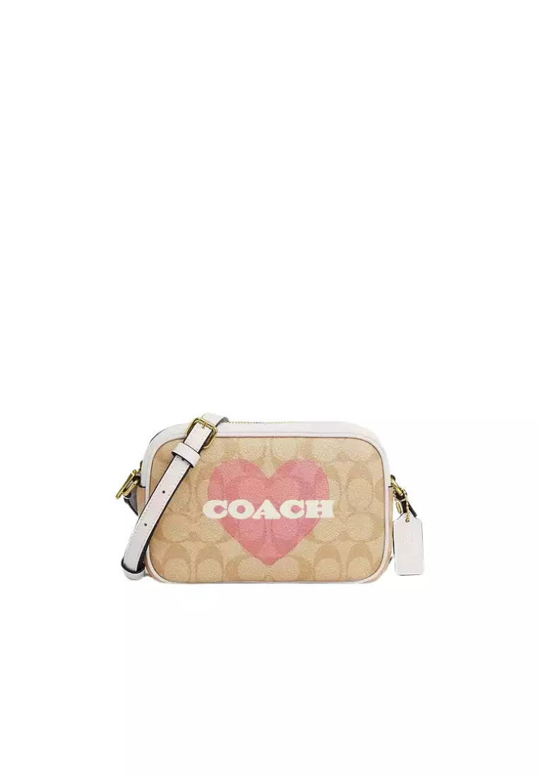 Coach Coach Mini Jamie Camera Crossbody Bag In Signature Canvas With Heart  Print In Light Khaki Chalk Multi CO939 2024 | Buy Coach Online | ZALORA  Hong Kong