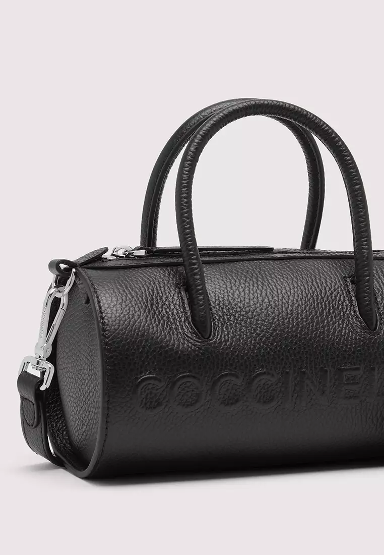 Myrtha Maxi Logo Medium Barrel Top-Handle Bag