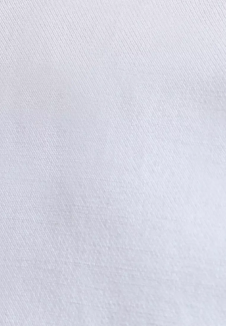 Emba Denim - Rumi One Kemeja Koko Pria Lengan Panjang Regular Light Grey