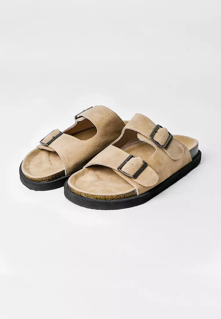 Pamole Sandal Wanita Kekinian Sendal Cewek - Magi Series Cream