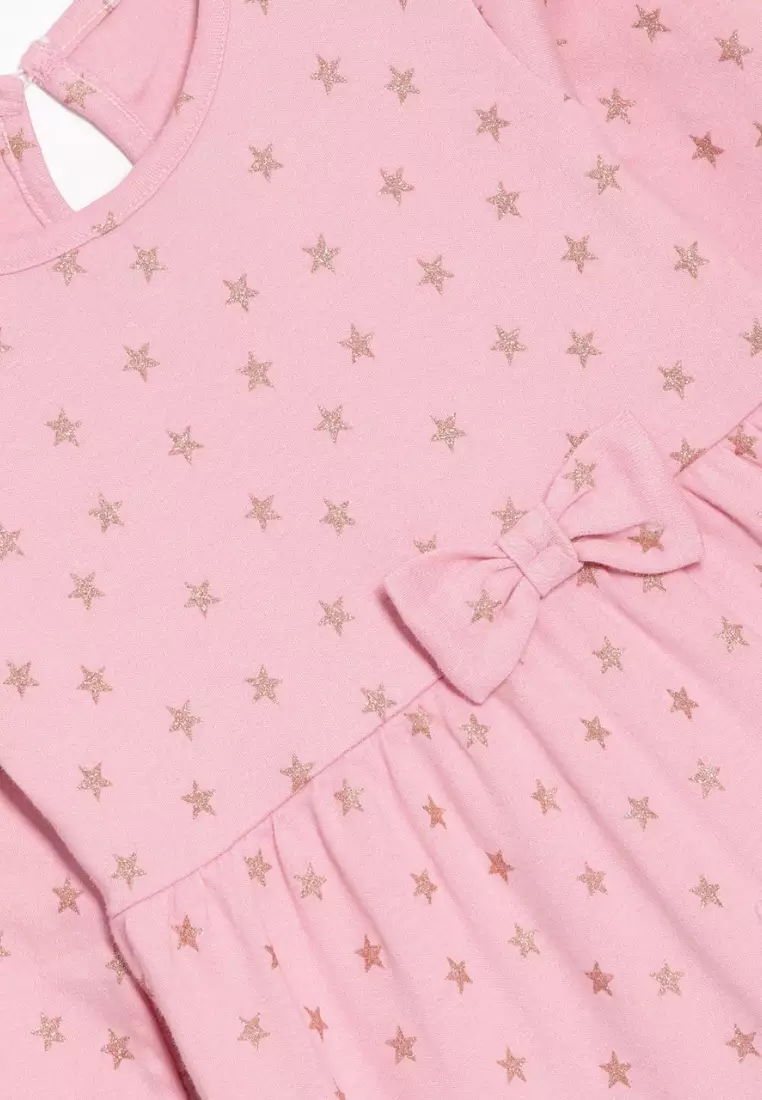 Merry Starry Girls Casual Dress