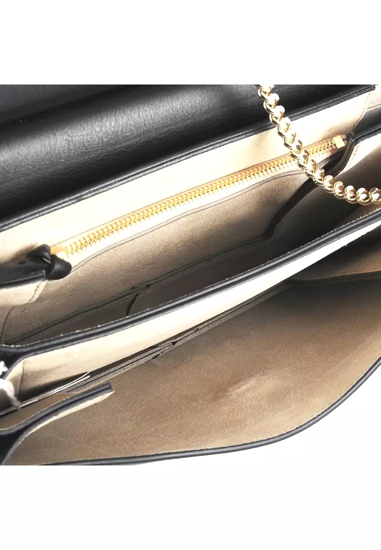 網上選購Chloé 心愛的Chloe Faye 光滑小牛皮和麂皮小牛皮女式單肩包，黑色- O1-CHC17SS231H2O-001 2026 系列|  ZALORA香港