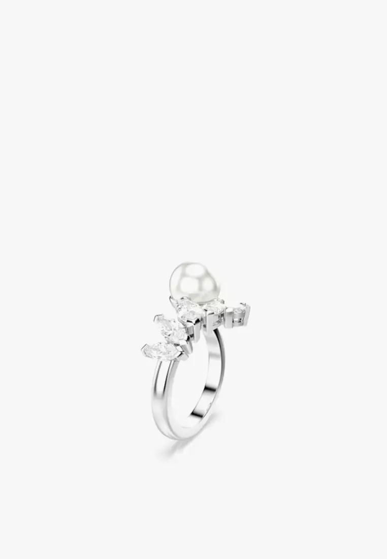 Jual Swarovski Mesmera:Ring Pearl Whi/Rhs 58 Original 2026