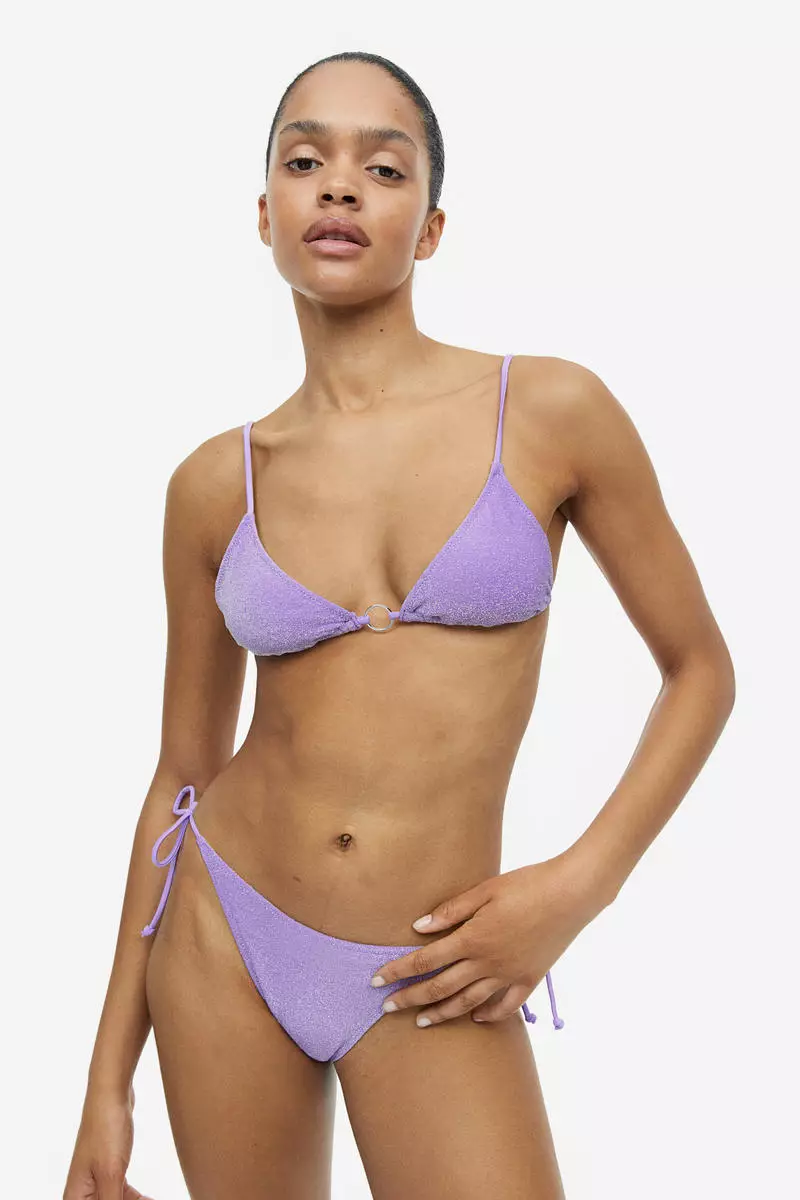 Buy H M Padded triangle bikini top Online ZALORA Malaysia