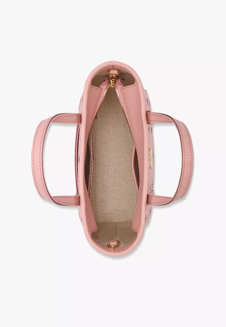 Toni Top-Zip Shopper in Visetos