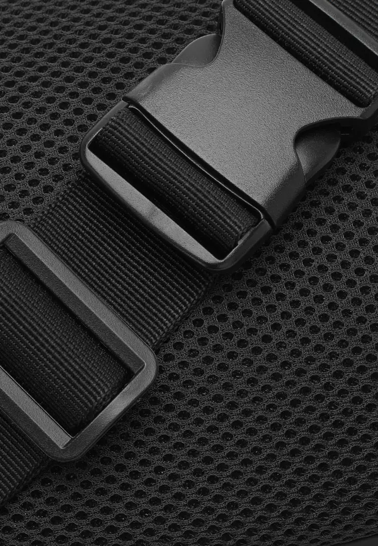 Men's Waist Bag / Belt Bag / Chest Bag - Black