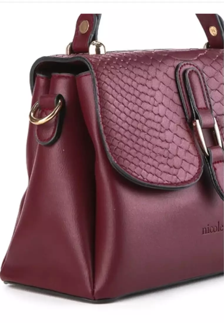 Nicole Lee Tas Wanita Handbag Tote Bag Tas Selempang Tali Panjang Branded 3721508401MAR