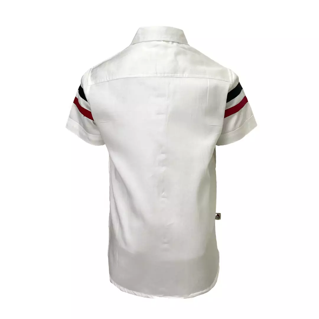 Pingu Kemeja Anak Laki Laki Polos Pendek Putih D92200132F