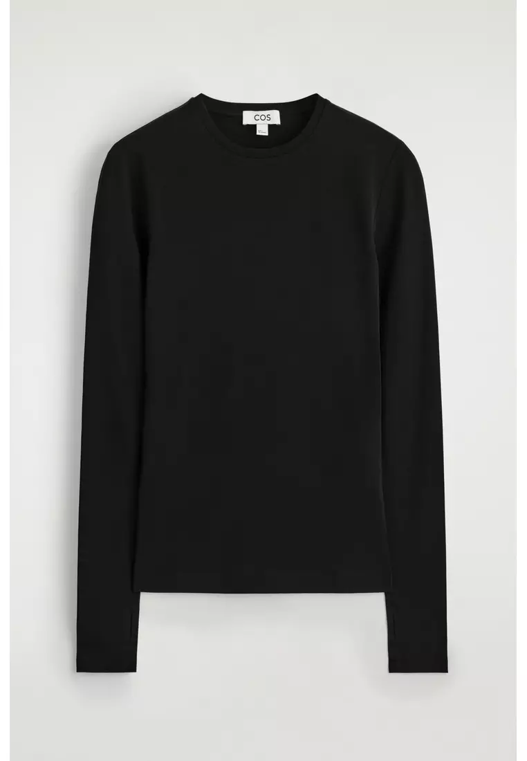 COTTON LONG-SLEEVED TOP