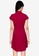 ZALORA BASICS red Front Bow Tie Shirt Dress 2EE5BAA9C9D18AGS_2