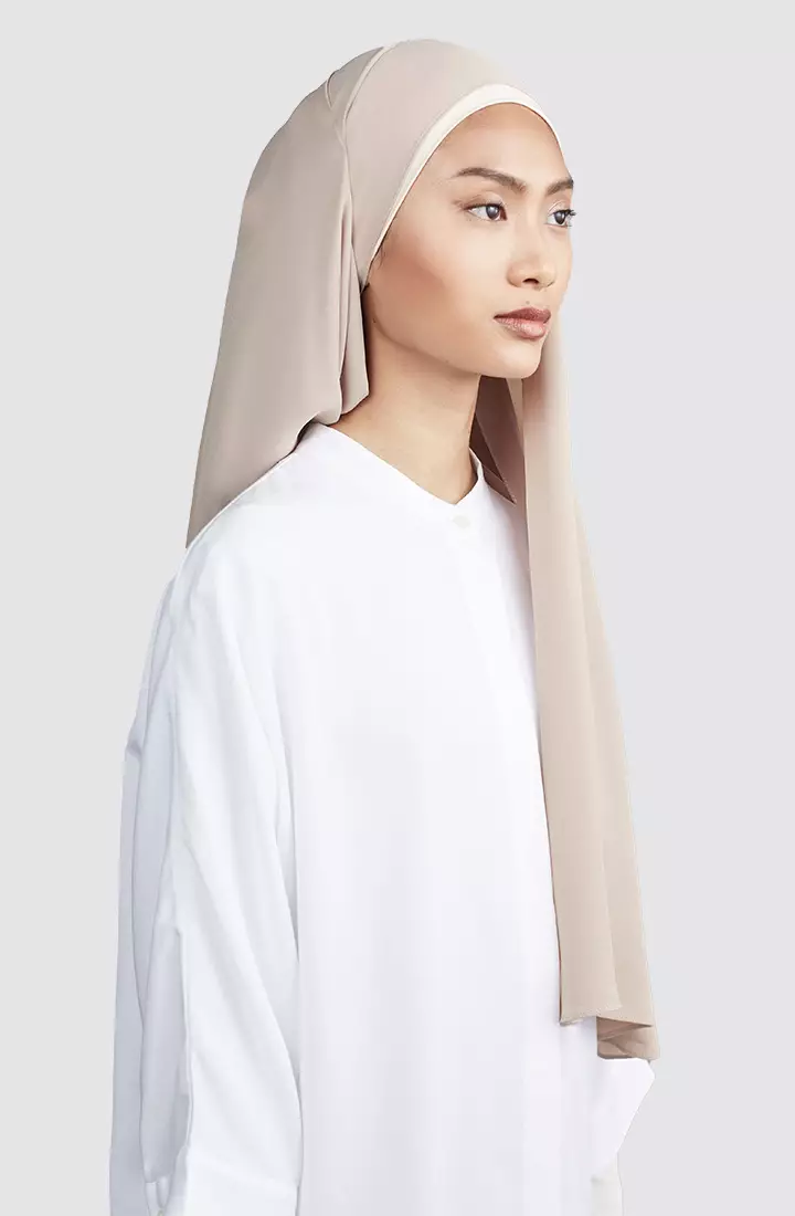HUSNA ORIKAMI BOX PLEATED SCARF