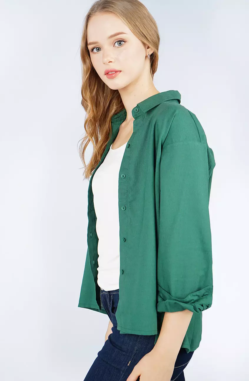 Kemeja Wanita Karla Green