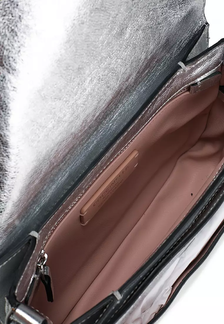 C-Me Smooth Metallic Crossbody Bag