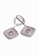 SHANTAL JEWELRY grey and white and pink and purple and silver Cubic Zirconia Silver Amethyst Rombus Drop Earrings SH814AC47INCSG_1