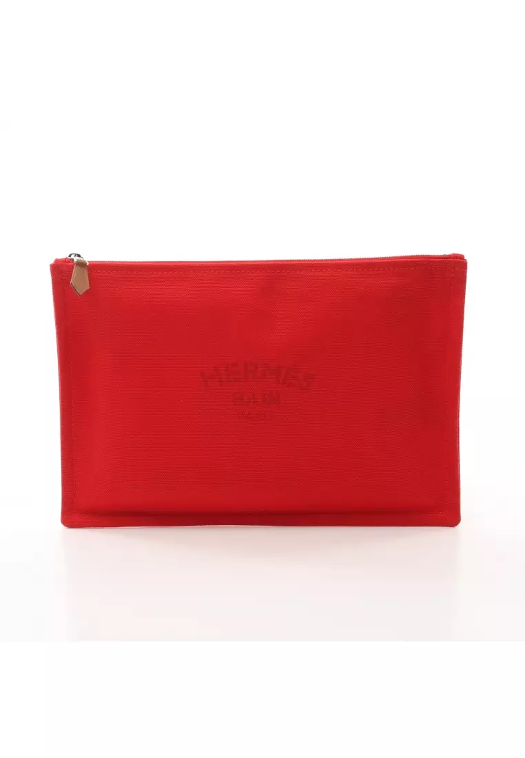 Hermes red outlet purse