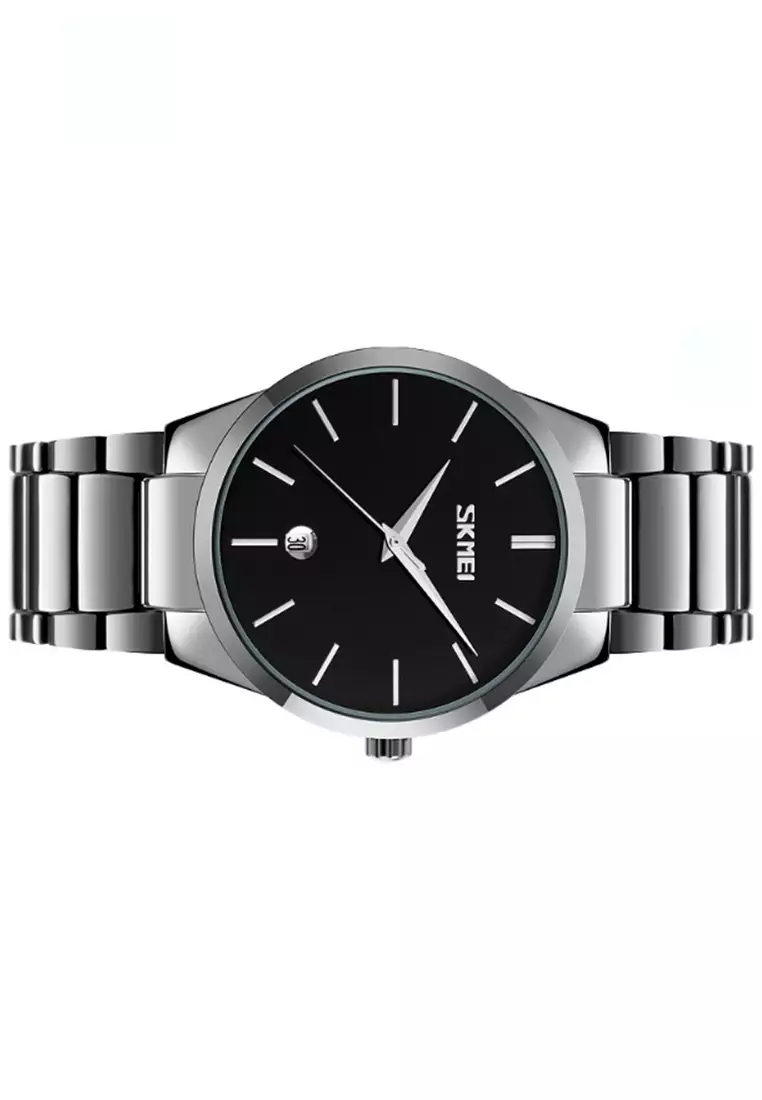 Jam Tangan Kasual Analog Pria Waterproof Strap Tali Material Stainless Steel MZ89 ORIGINAL