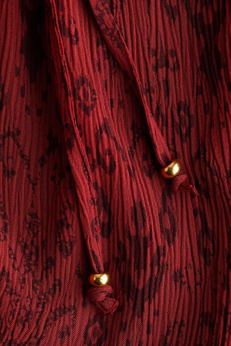 Viscose drawstring trousers