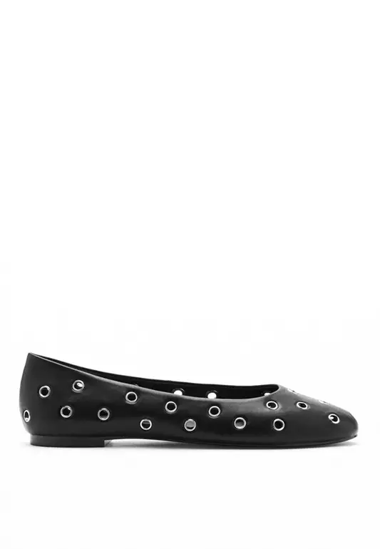 Die-Cut Ballerina Flats