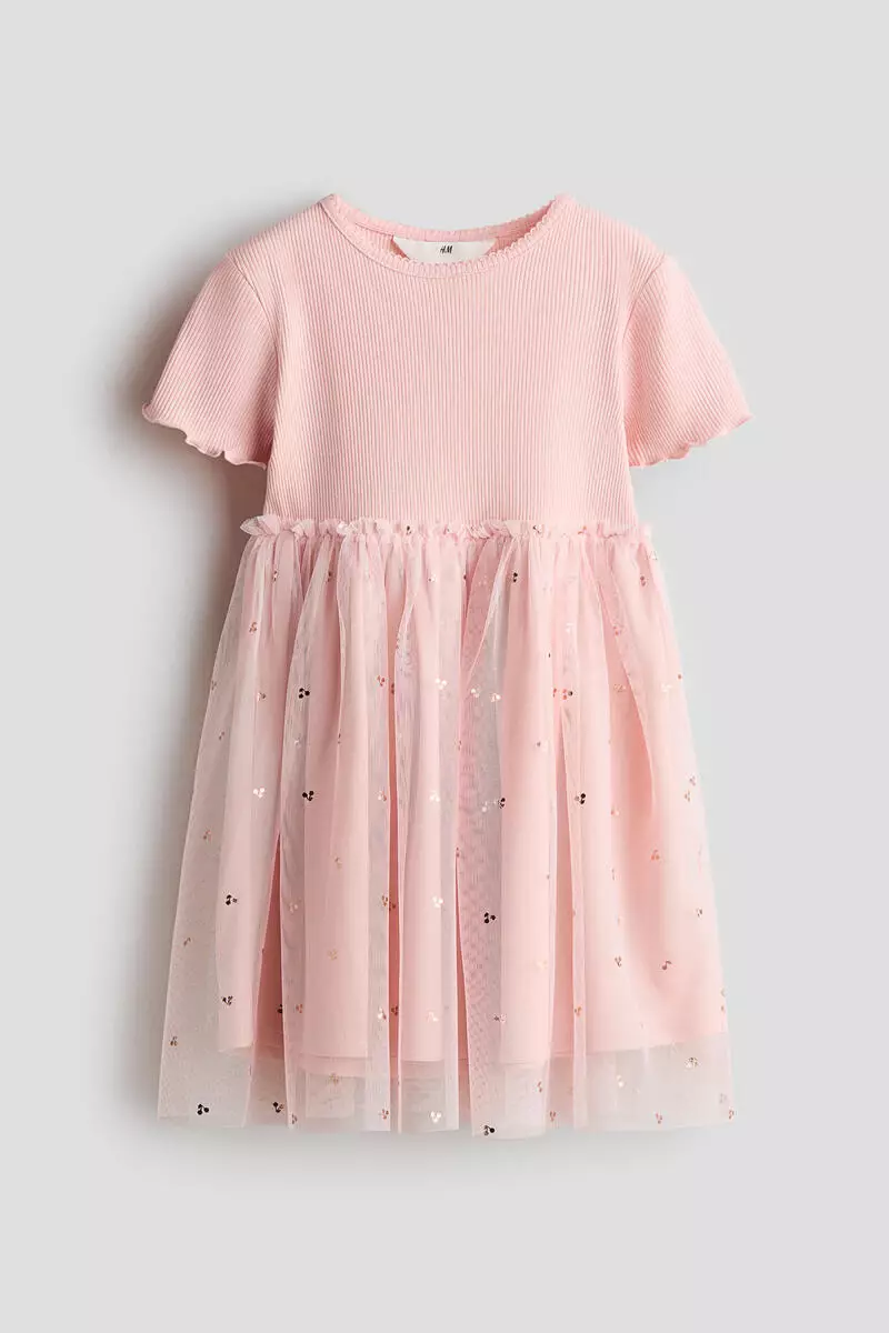 Buy H&M Flared cotton dress 2026 Online | ZALORA