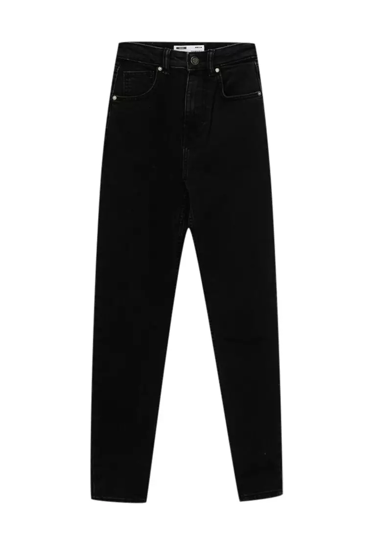 Sale Bershka Mom Jeans Bershka Negro Bershka Mom Slim Jeans