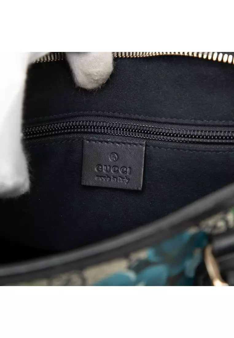 Pre-Loved Gucci Gg Supreme Blooms Satchel
