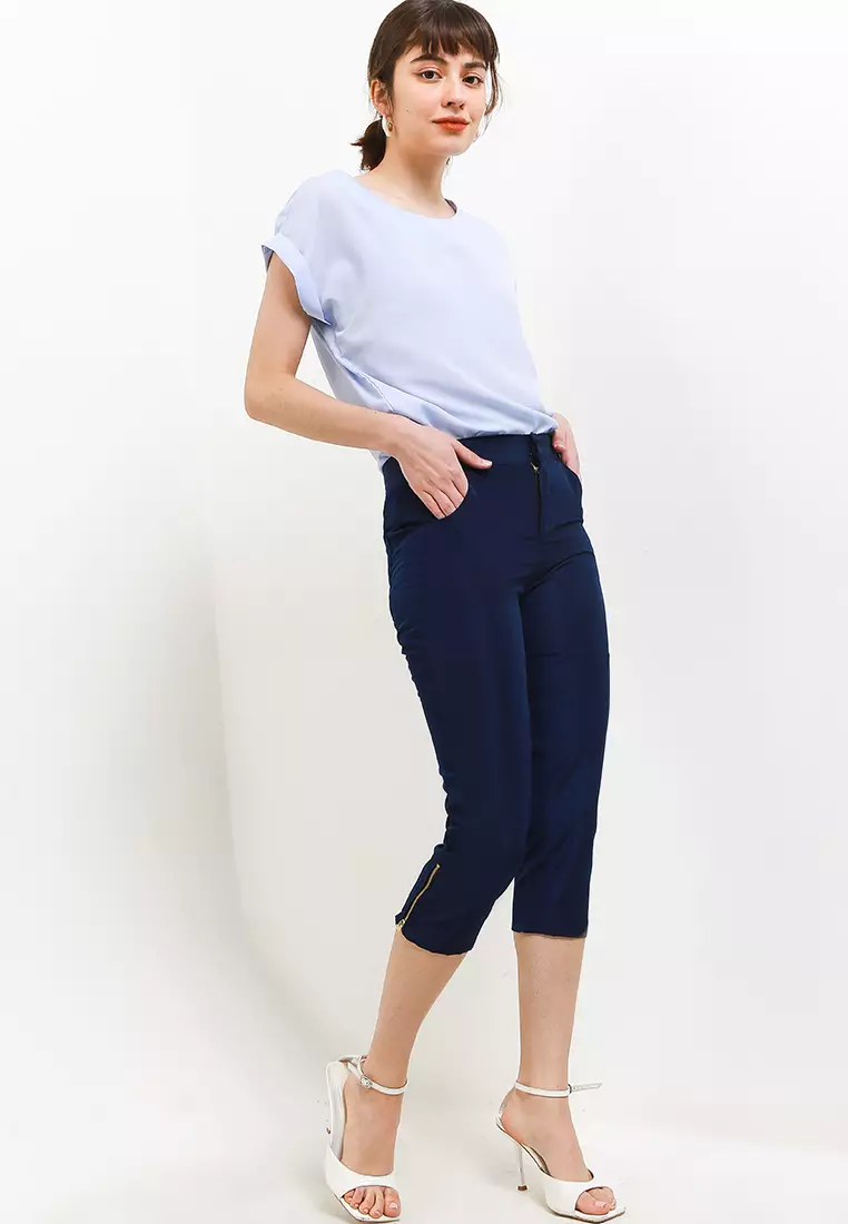 Chanira Paris Pant - Navy