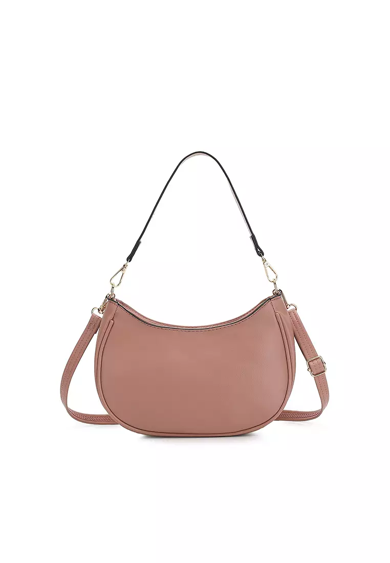 Women's Top Handle Bag / Sling Bag / Crossbody Bag / Shoulder Bag (手拿袋 / 斜孭袋 / 單肩包) - 粉紅色