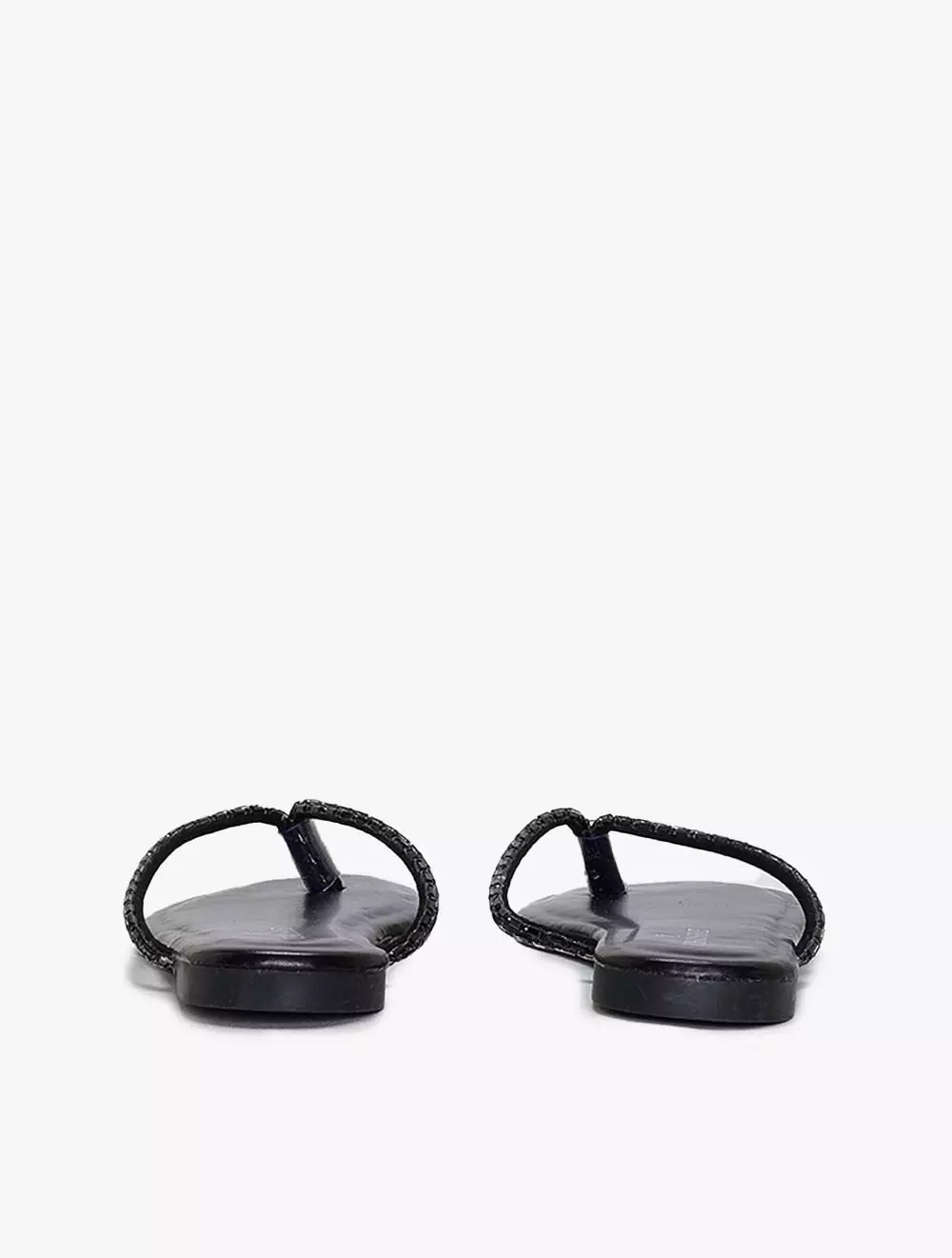 Payless Chrissie Womens Noble Thong Sandals - Black_05