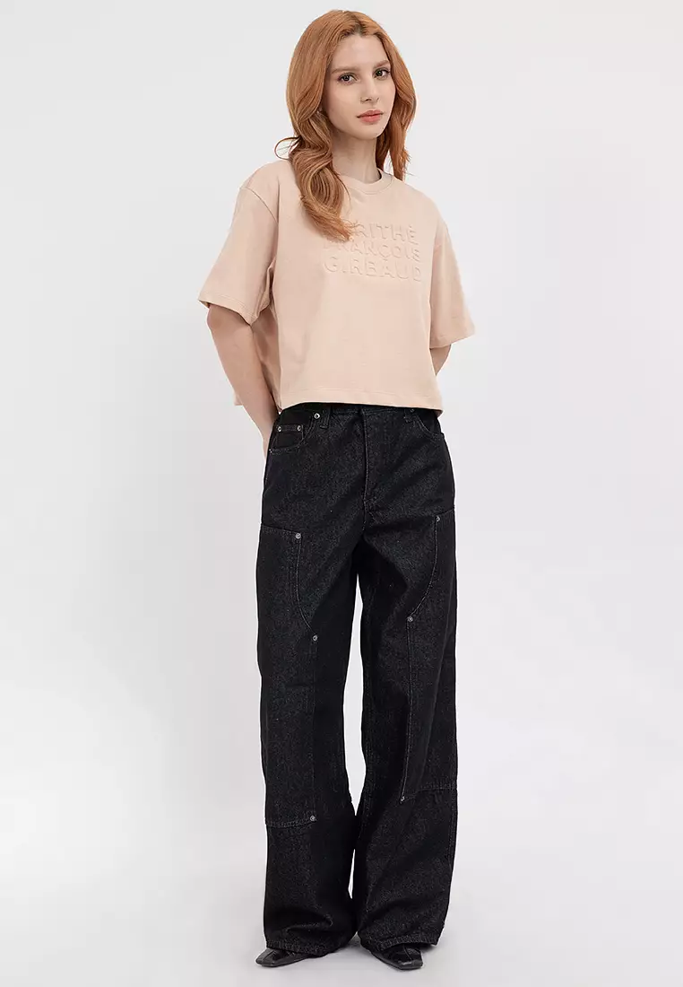 Ladies Organic Emboss Boxy Tee