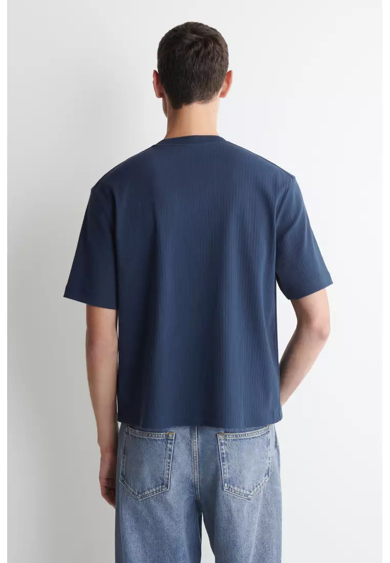 RIBBED JERSEY T-SHIRT