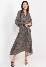 Topshop spot pleat clearance shirt dress