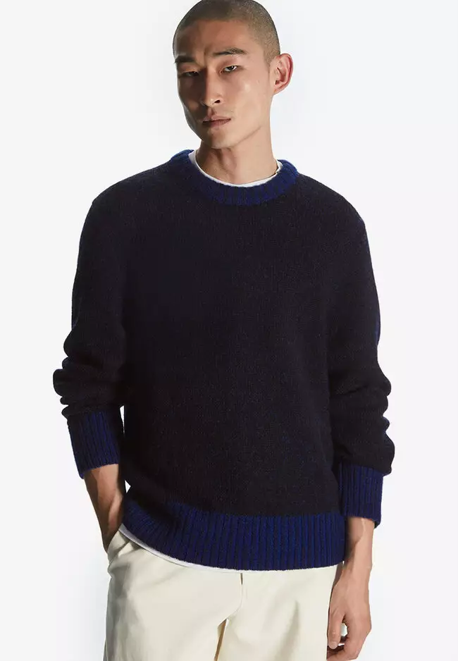 Cos shop blue jumper
