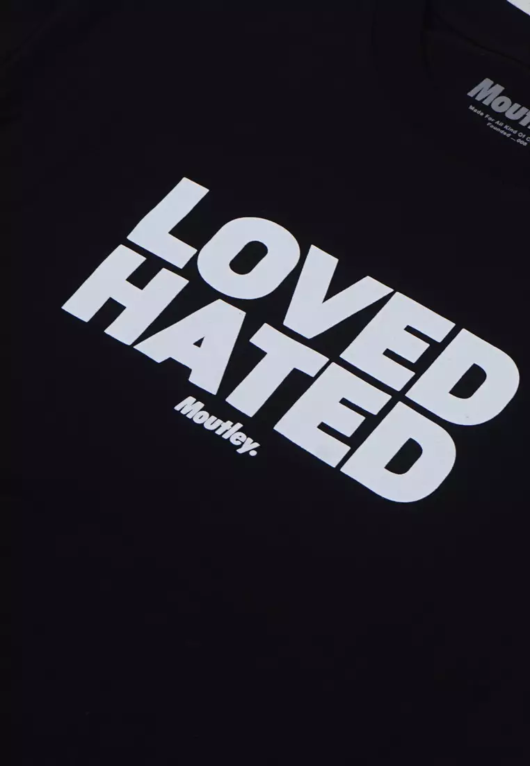 Moutley Regular Fit T-Shirt Love Hated 050924