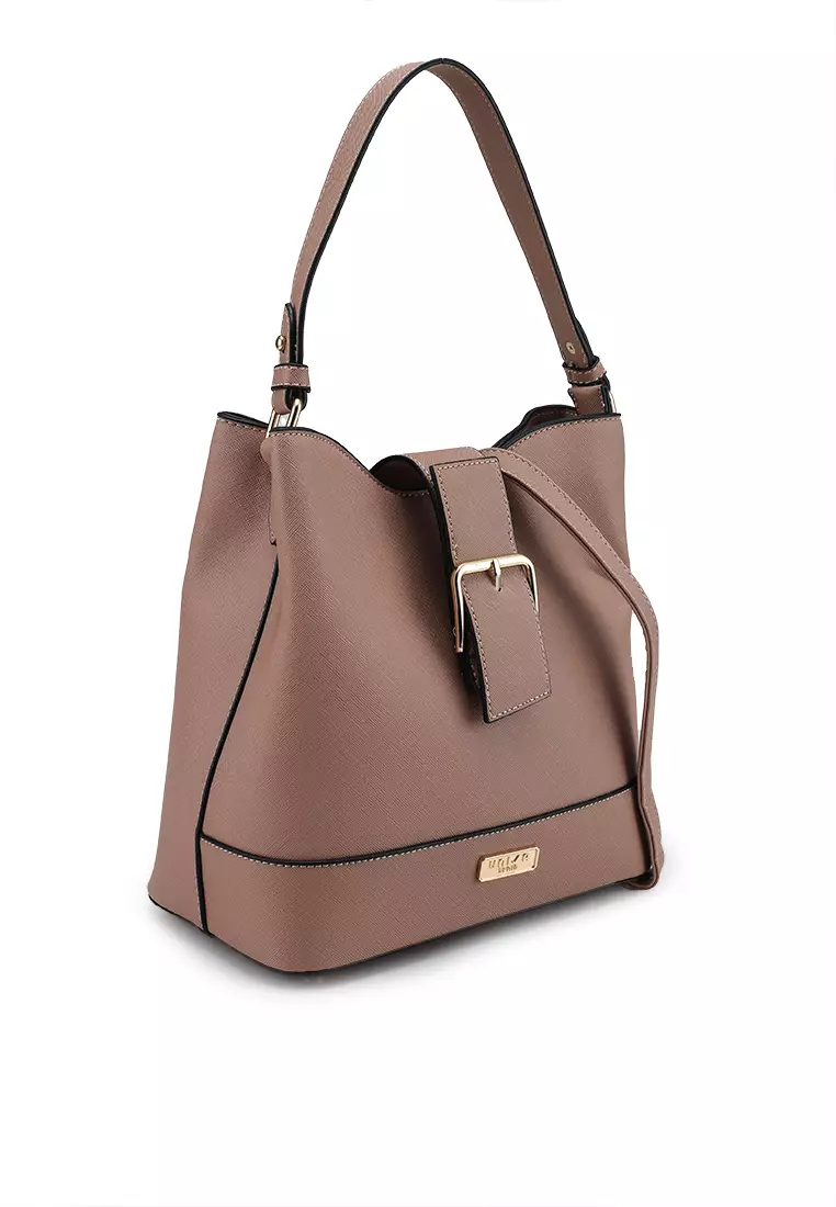 Saffiano Convertible Top Handle Bag