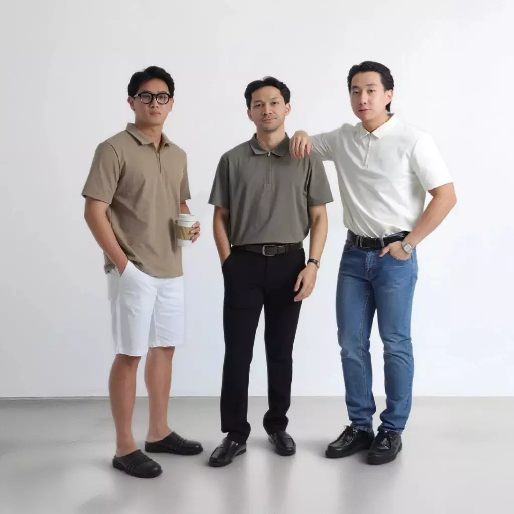 Platini Zip Polo Knit | Kaos Pria Polo Zipper Waffle Knit Light Brown  Light Brown 10009