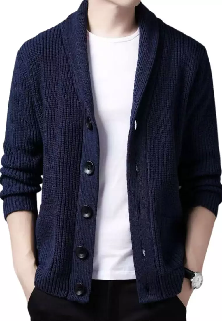 Jacquard Knitted Cardigan HT2531