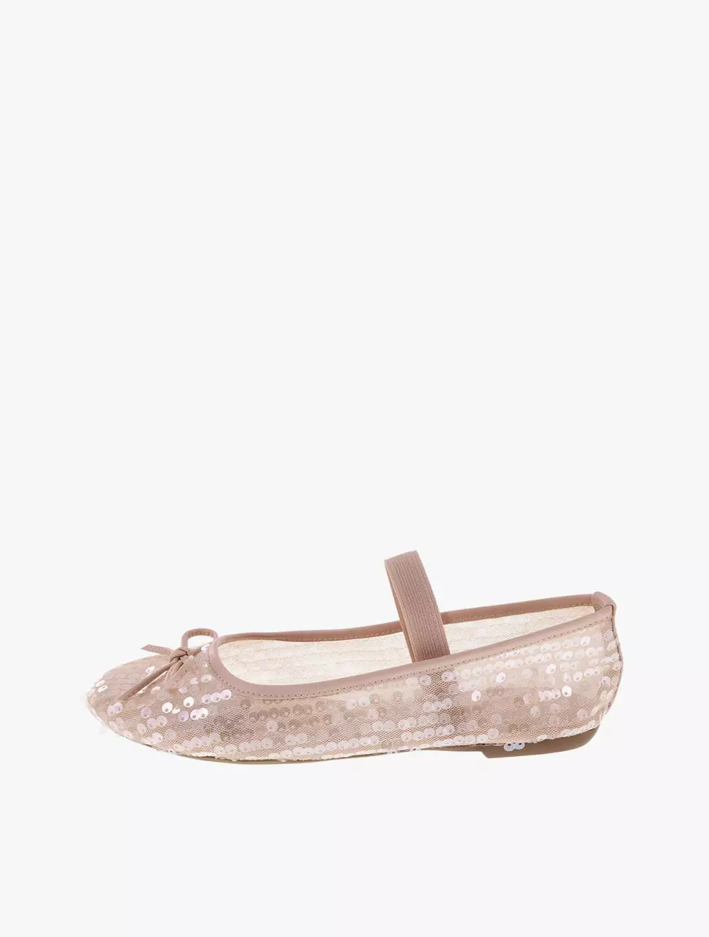 Payless Fioni Women Mesh Elle Sequin Flats - Nude_15