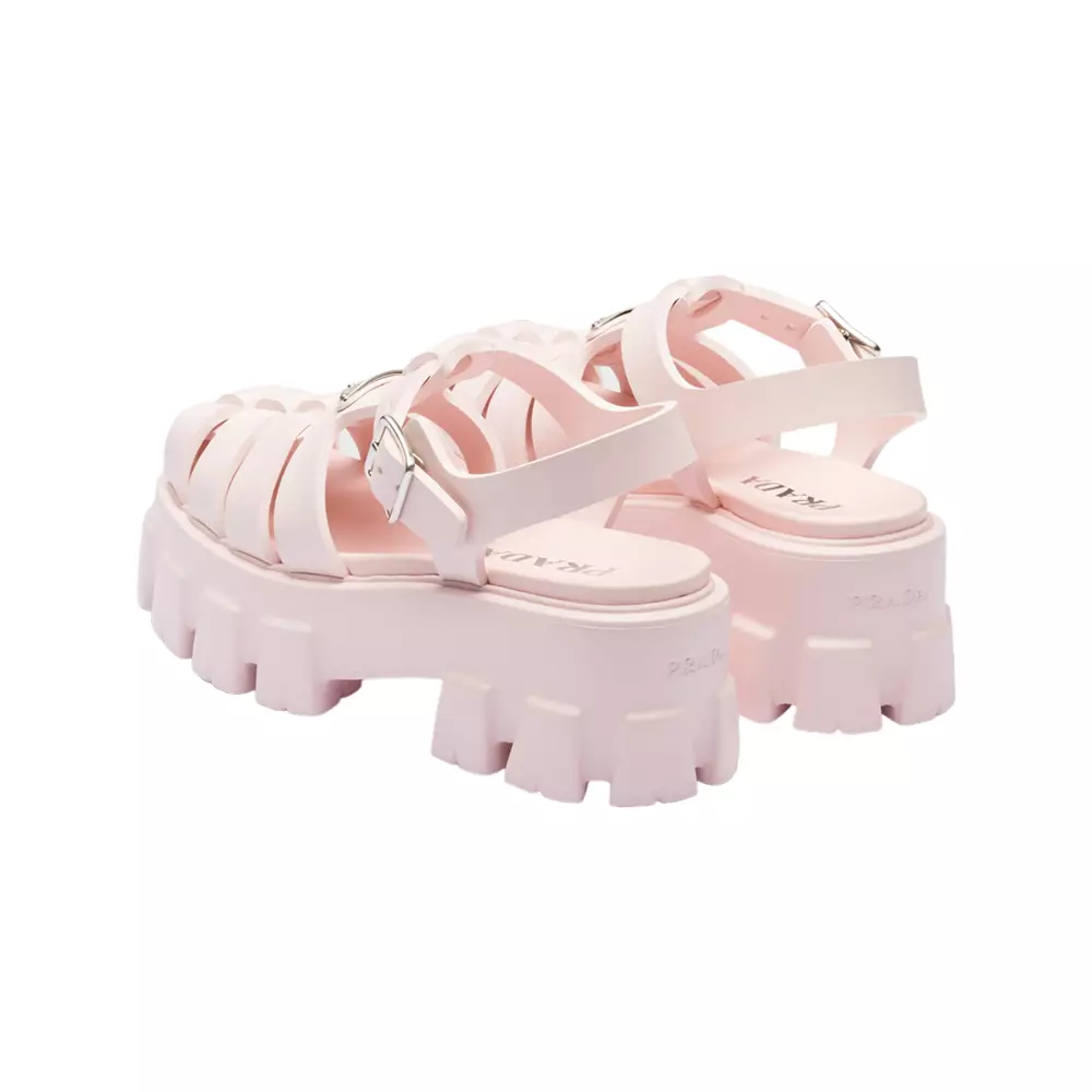 Jual Prada Prada Foam Rubber Sandals Alabaster Pink Original 2024 ...