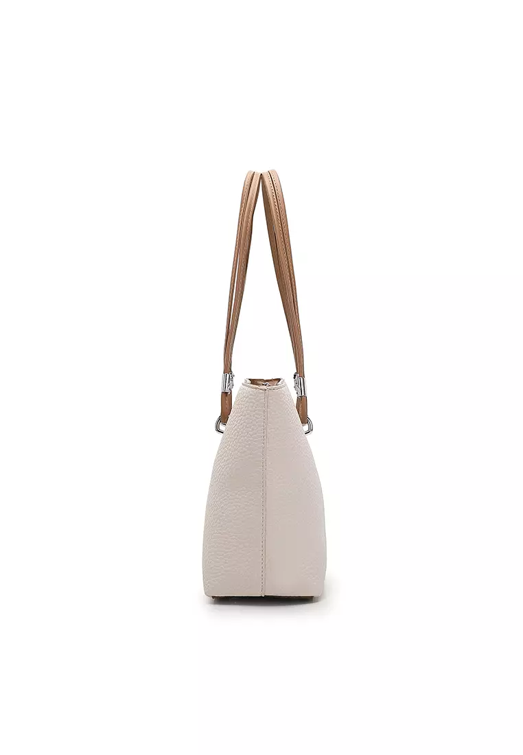 Women's Tote Bag / Shoulder Bag - White