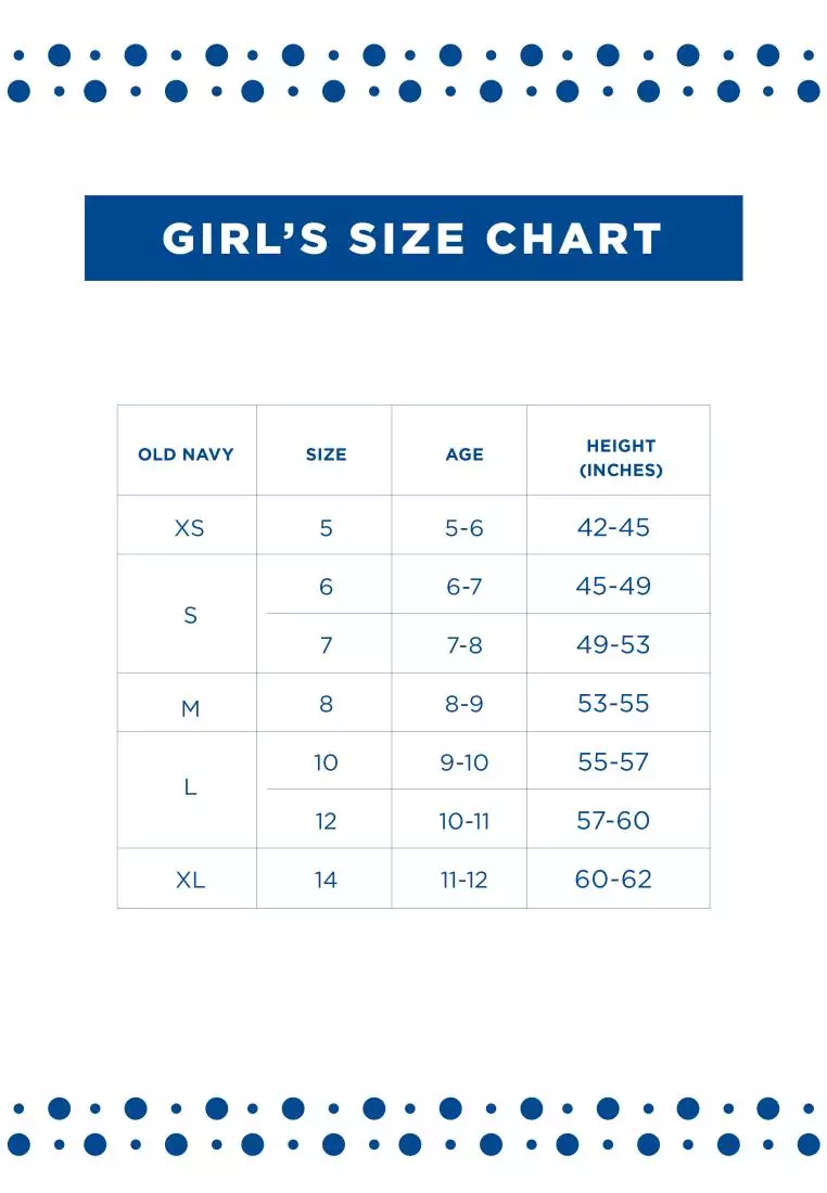 Old navy best sale girls size 5
