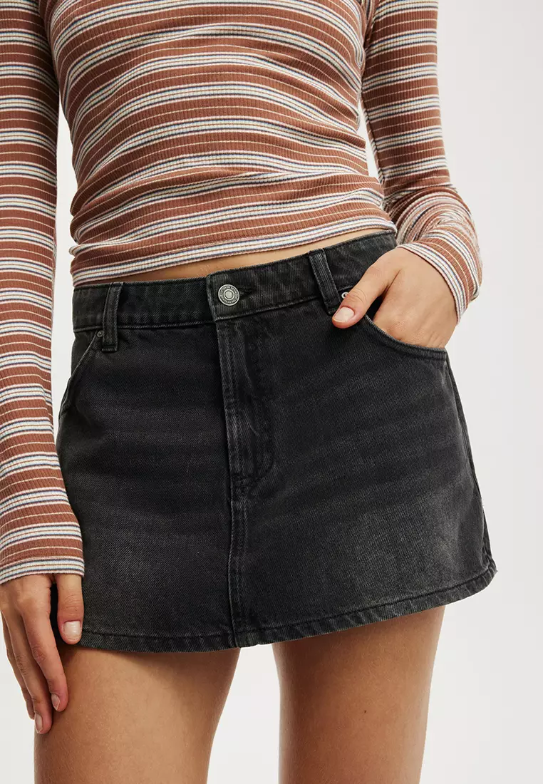 Mini Denim Skort