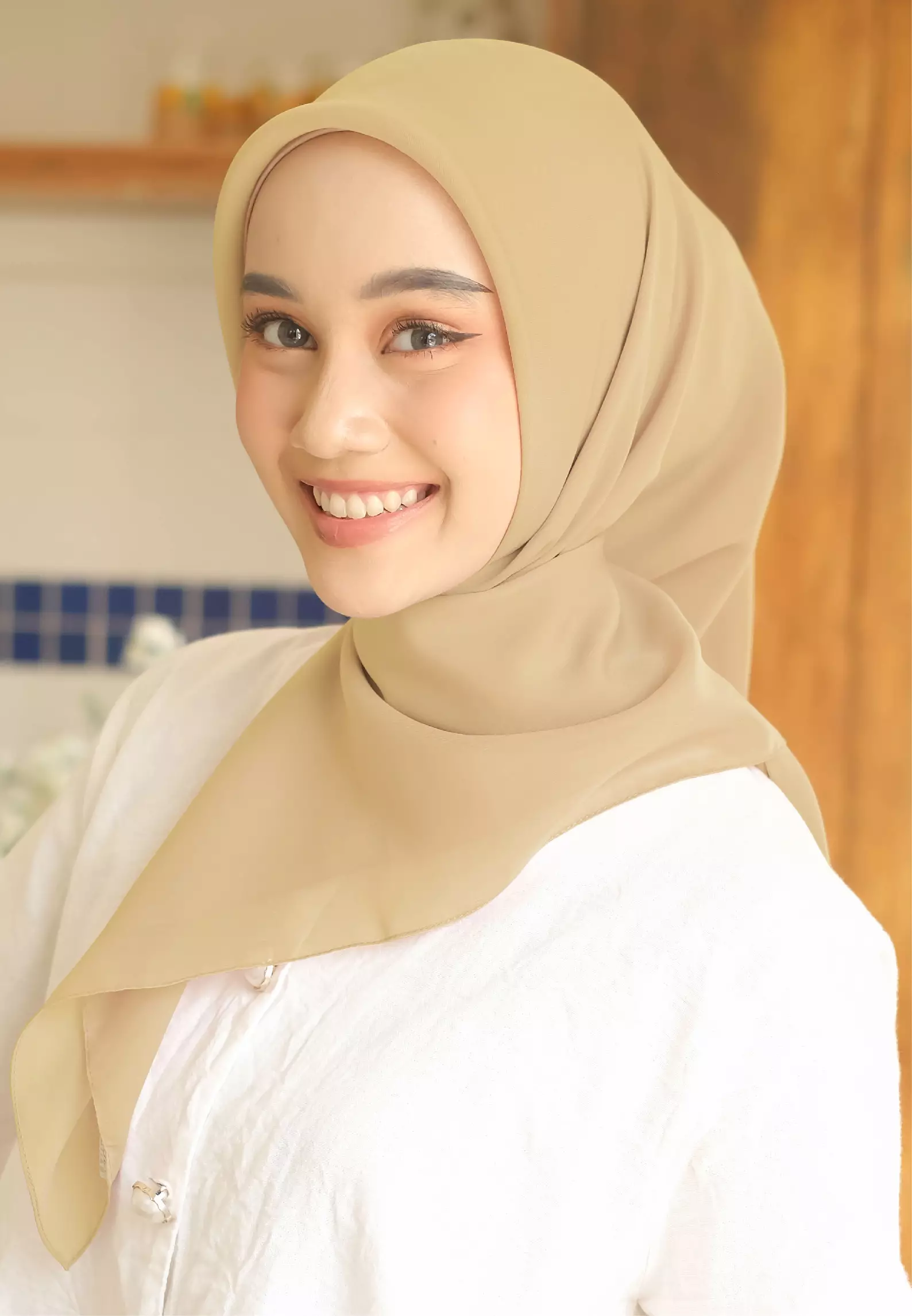 Polly Cotton (Hijab Segiempat Bella Square) Pancake